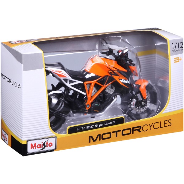 Фото - Коллекционный легковой транспорт Maisto KTM Super Duke R 1290 масштаб 1:12 (31101-13065)